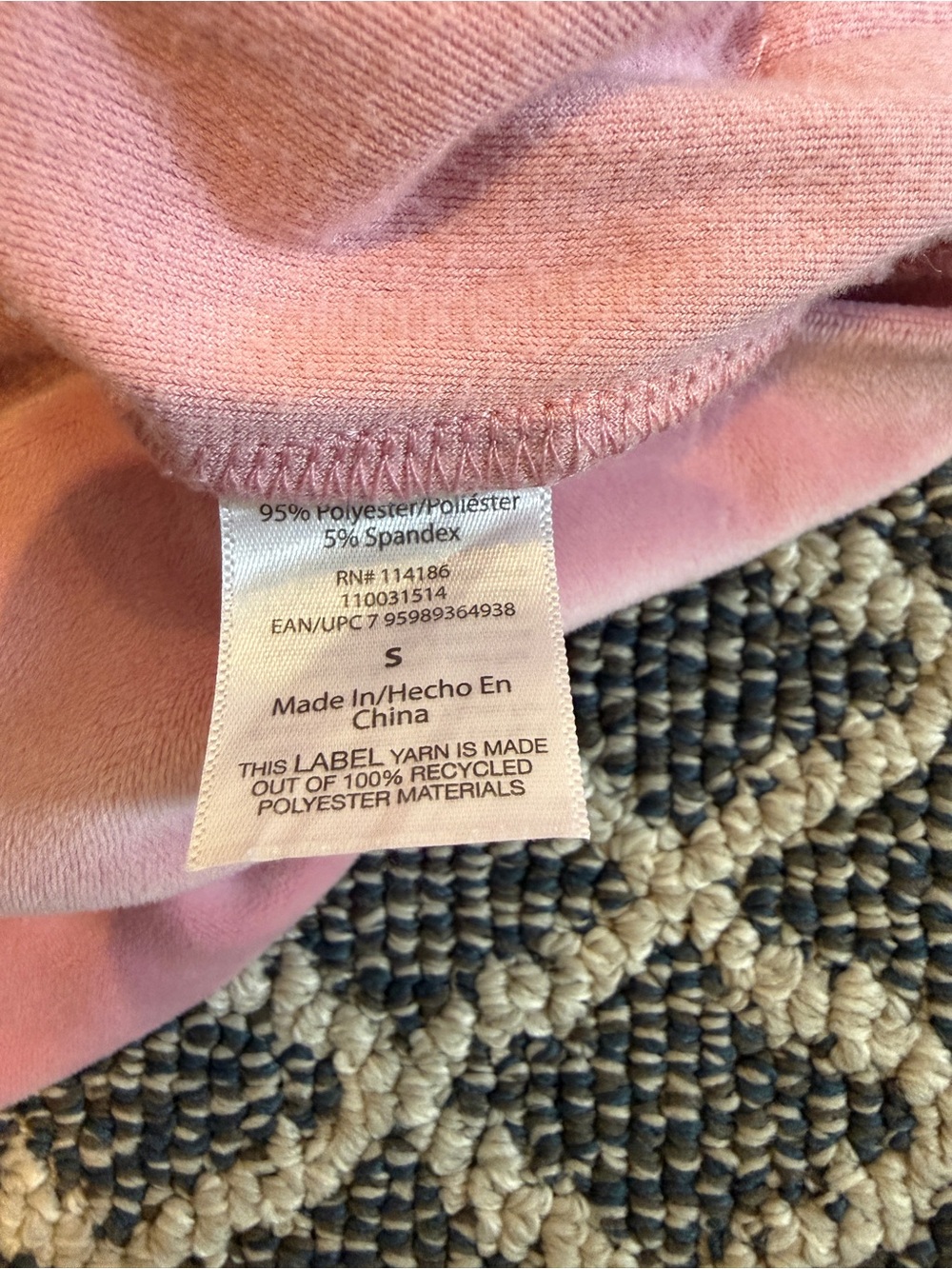 Juicy Couture Women’s Pink Rhinestone Logo Velour Pajama Set - Picture 7 of 7
